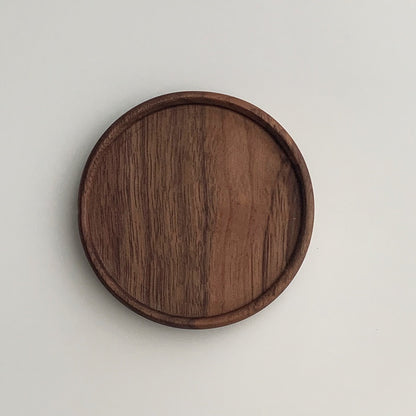 Posavasos de Madera de Nogal Japonés