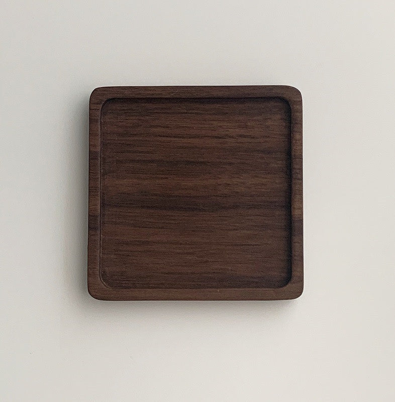 Posavasos de Madera de Nogal Japonés