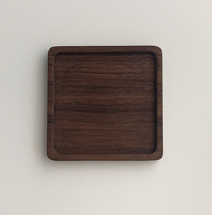 Posavasos de Madera de Nogal Japonés